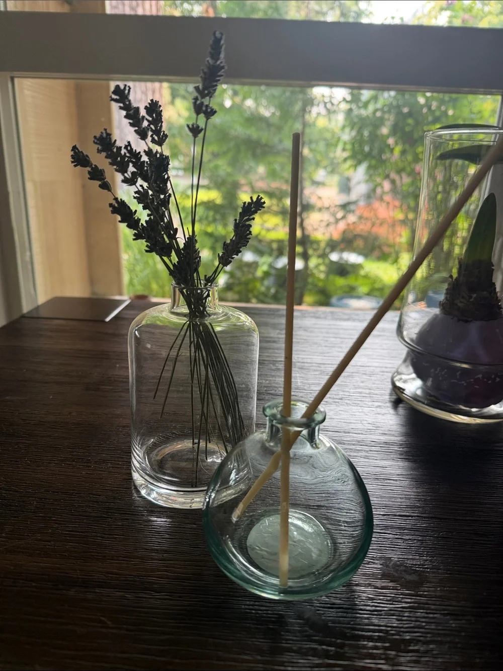 Clear Glass Bud Vases Set - Simple Home Accent